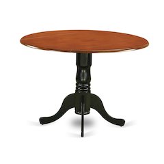 Elegant Round Kitchen Table with Drop Leaves for Small Dining Spaces