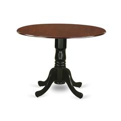 Dining Table Mahogany & Black, DLT-MBK-TP