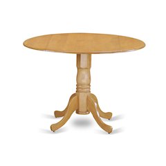 Dublin  Round  Table  with  two  9"  Drop  Leaves  in  an  Oak  Finish