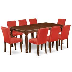 Dining Room Set Mahogany, DOAB9-MAH-72