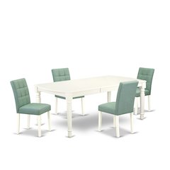 5 Piece Mid Century Modern Dining Set