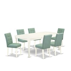 7 Piece Kitchen Dining Table Set contain A Mid Century Dining Table