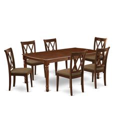 Dining Room Set Mahogany, DOCL7-MAH-C