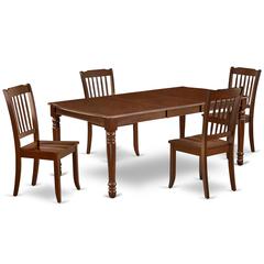 Dining Room Set Mahogany, DODA5-MAH-W