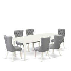 7 Piece Dining Room Set Consists of a Rectangle Kitchen Table