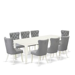 9 Piece Modern Dining Table Set