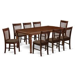 Dining Room Set Mahogany, DONO9-MAH-C