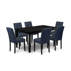 7 Piece Dinner Table Set contain A Kitchen Table