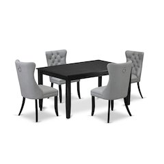 5 Piece Kitchen Table Set Contains a Rectangle Dining Table