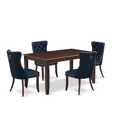 5 Piece Dining Table Set Consists of a Rectangle Kitchen Table