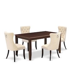 5 Piece Dinette Set Consists of a Rectangle Dining Table