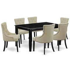 Dining Room Set Black, DUFR7-BLK-02
