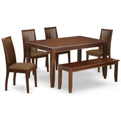 Dining Room Set Mahogany, DUIP6-MAH-C