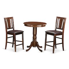 3  Pc  pub  Table  set  -  high  Table  and  2  Kitchen  bar  stool.