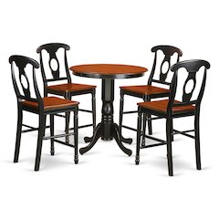 5  Pc  Dining  counter  height  set  -  high  top  Table  and  4  Dining  Chairs.
