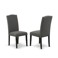 Fabric-Upholstered Parsons Dining Chair with High Back for Dining Room, Set of 2