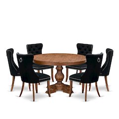 7-Piece Kitchen Set In Black Color