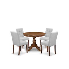 5 Piece Dinner Table Set contain A Mid Century Modern Dining Table
