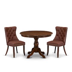 3 Piece Kitchen Table & Chairs Set