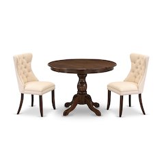 3 Piece Kitchen Table & Chairs Set
