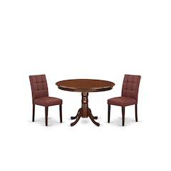 3 Piece Modern Dining Table Set