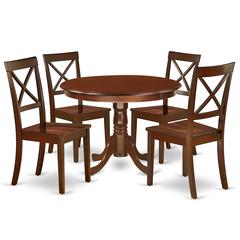 Dining Room Set Mahogany, HLBO5-MAH-W