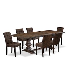 7 Piece Dining Room Set contain A Modern Dining Table