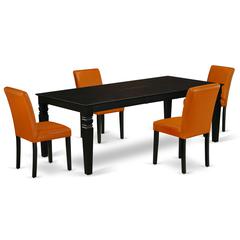 Dining Room Set Black, LGAB5-BLK-61