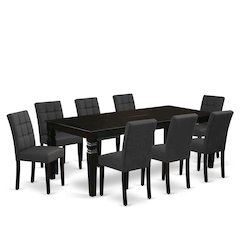9 Piece Dining Table Set Kitchen