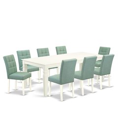 9 Piece Dining Room Set consists A Dinner Table