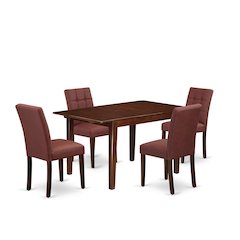 5 Piece Mid Century Modern Dining Set