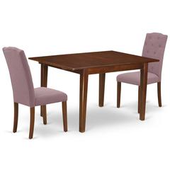 Dining Room Set Mahogany, MLCE3-MAH-10