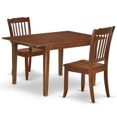 Dining Room Set Mahogany, MLDA3-MAH-W