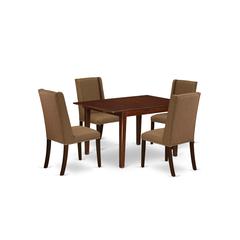 Dining Room Set Mahogany, MLFL5-MAH-18
