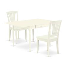 Dining Room Set Linen White, MZAV3-LWH-W