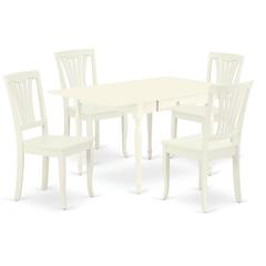 Dining Room Set Linen White, MZAV5-LWH-W