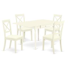 Dining Room Set Linen White, MZBO5-LWH-LC