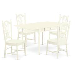 Dining Room Set Linen White, MZDO5-LWH-W