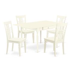 Dining Room Set Linen White, MZLG5-LWH-W