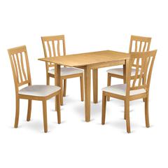 Dining Room Set Oak, NDAN5-OAK-LC
