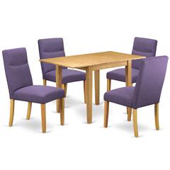 Dining Room Set Oak, NDBE5-OAK-10