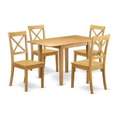 Dining Room Set Oak, NDBO5-OAK-W