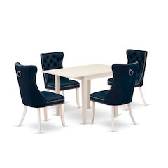 5 Piece Modern Dining Table Set