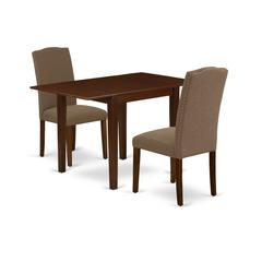 Dining Room Set Mahogany, NDEN3-MAH-18