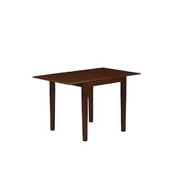Mahogany Wood Dining Table, Rectangular Dinner Table, Sturdy 4 Legs
