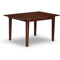 Elegant Drop Leaf Dining Table – Mahogany Expandable Kitchen Table