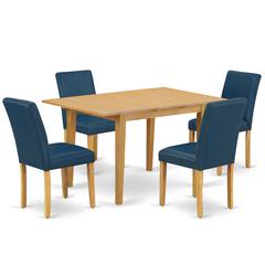 Dining Room Set Oak, NOAB5-OAK-55