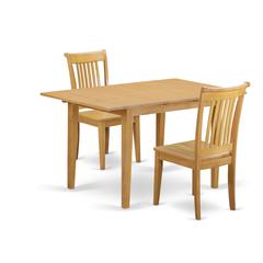 Dining Room Set Oak, NOPO3-OAK-W
