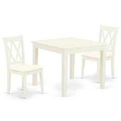 Dining Room Set Linen White, OXCL3-LWH-C