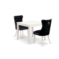 3 Piece Dining Table Set for Small Spaces